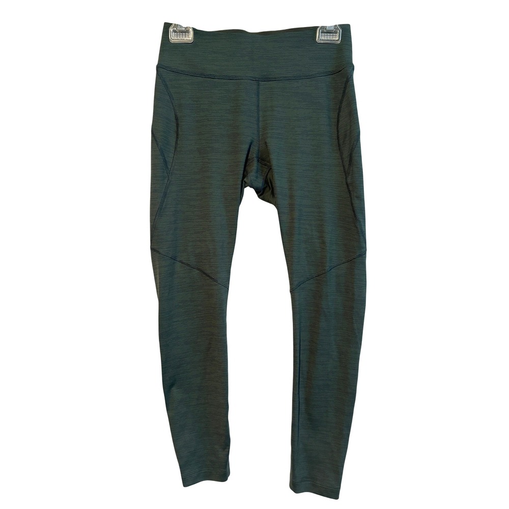 Outdoor Voices TechSweat 7/8 Leggings Green Heathered High Rise RN147908 Women M - Picture 2 of 9